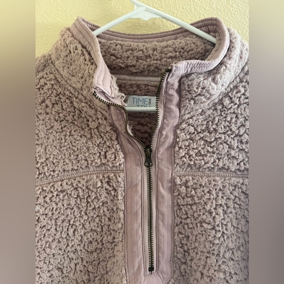 Time and Tru Sherpa Fluffy Teddy Pullover Light Pink Women's Size 16/18 XL - Picture 8 of 8